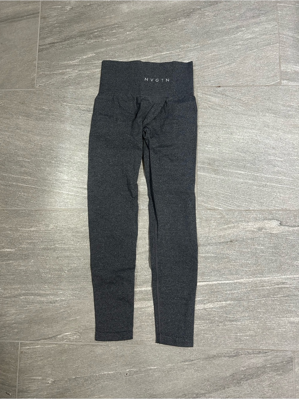 NVGTN Kids High-Rise Charcoal Gray Leggings
